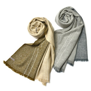 SALE】Norlha（ノラ）ヤクウールチェックストール 15336 18342402172