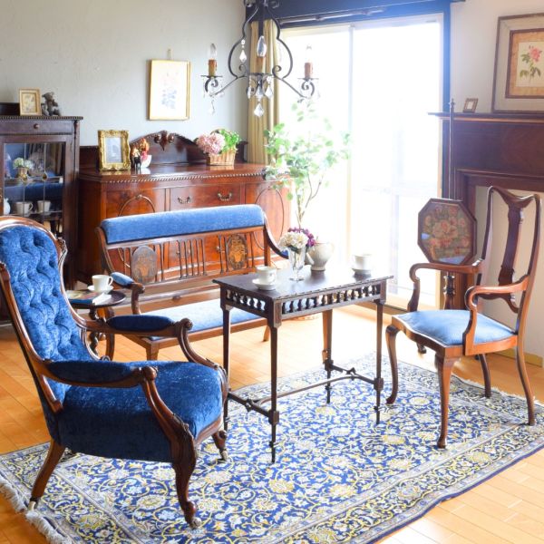 マホガニー材のマントルピース、イギリスから届いた暖炉枠(i-155-f