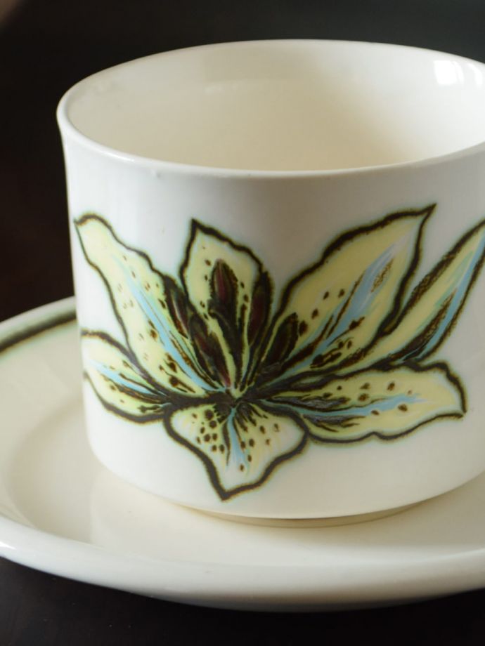 英国のアンティーク陶磁器、ロイヤルウースター（PALISSY）のカップ