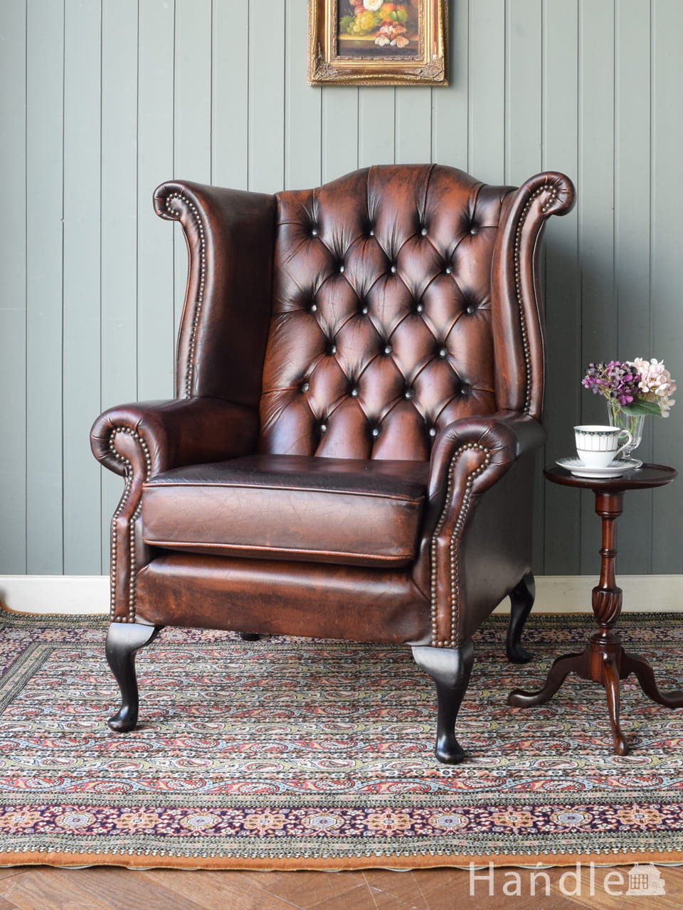 1960年代のアンティーク シングルソファ(m-251-c)｜アンティークチェア