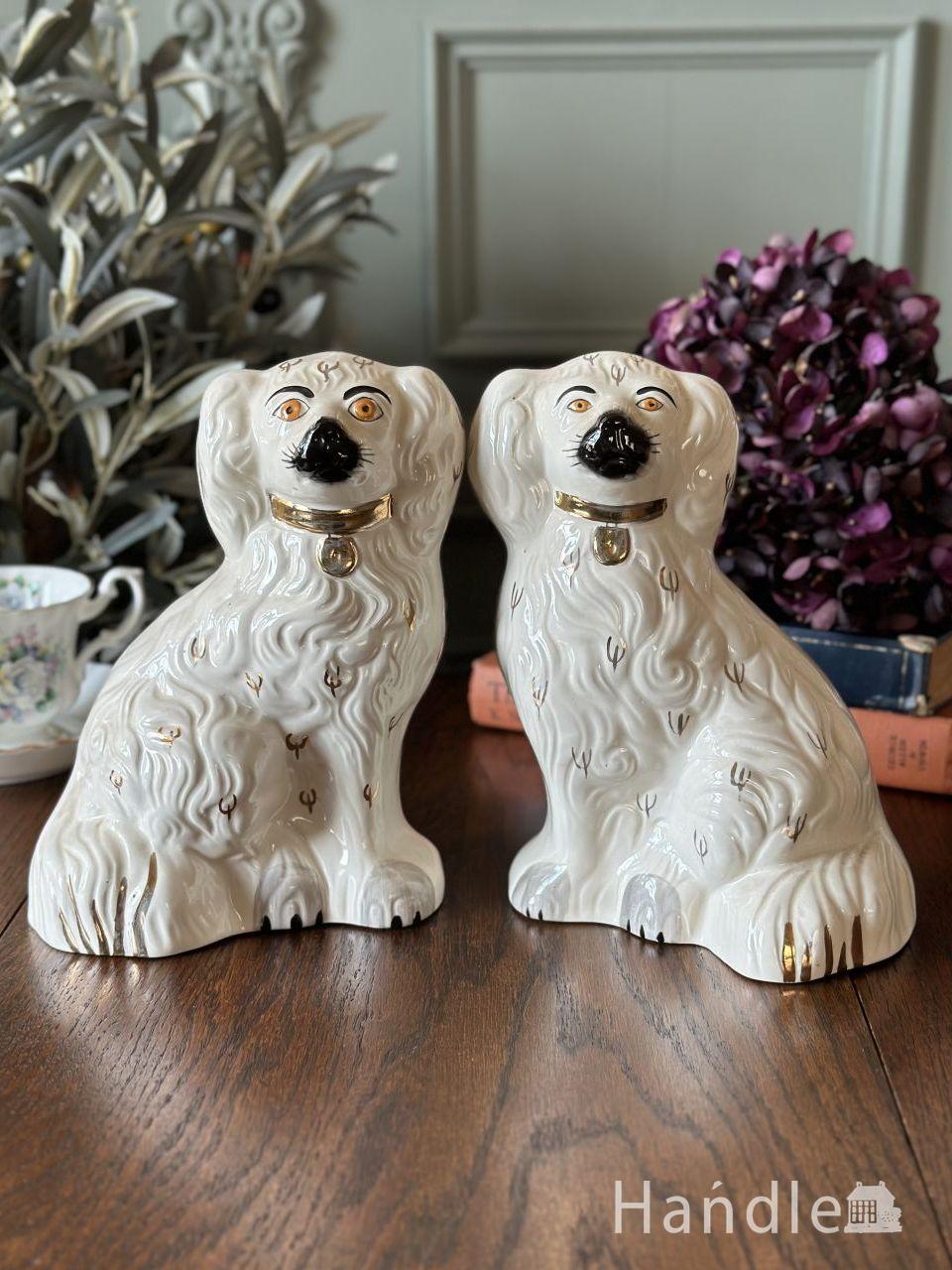 イギリスから届いたアンティーク陶磁器、BESWICKのスタッフォード