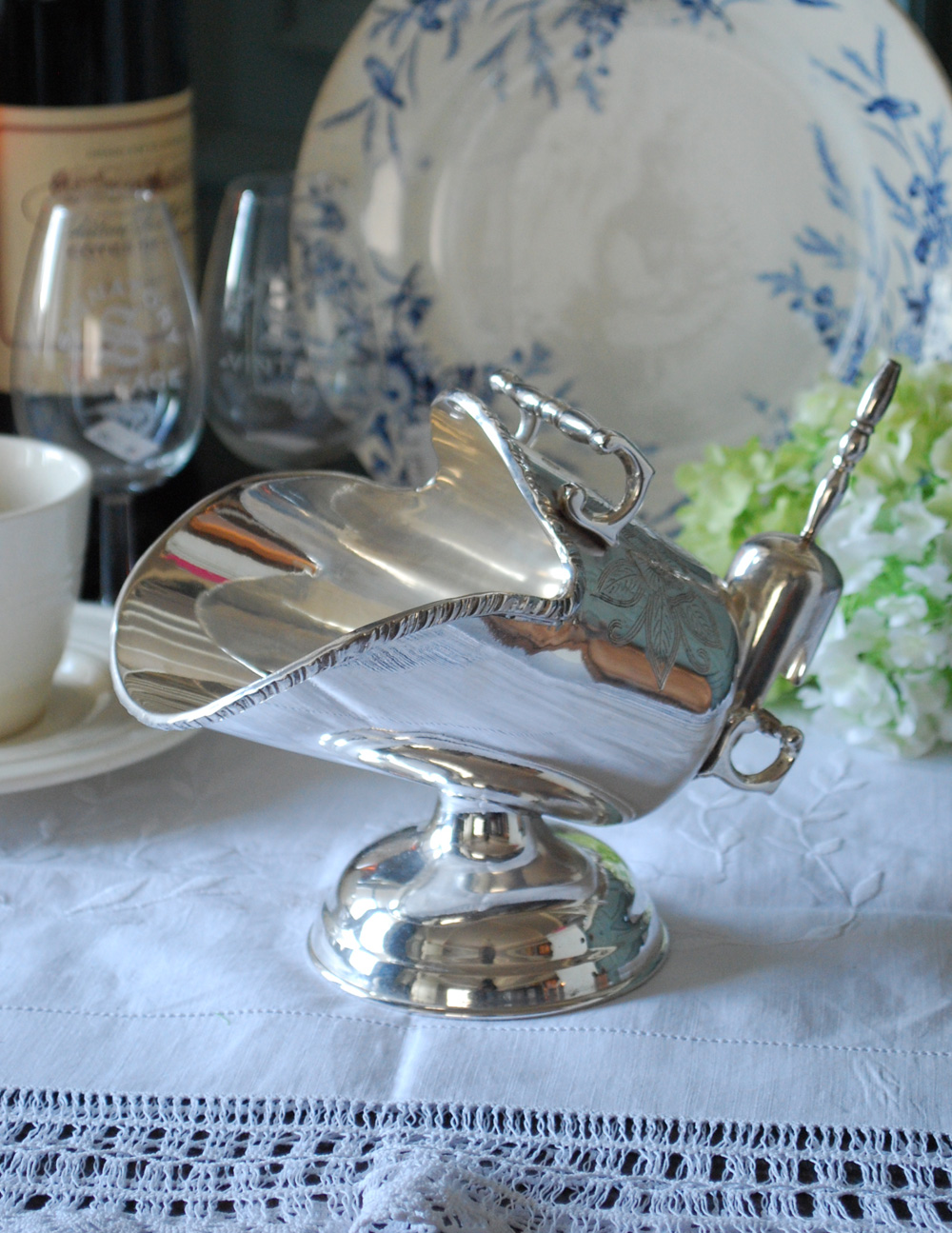 シェフィールド製（sheffield）銀食器、アンティークシルバーの