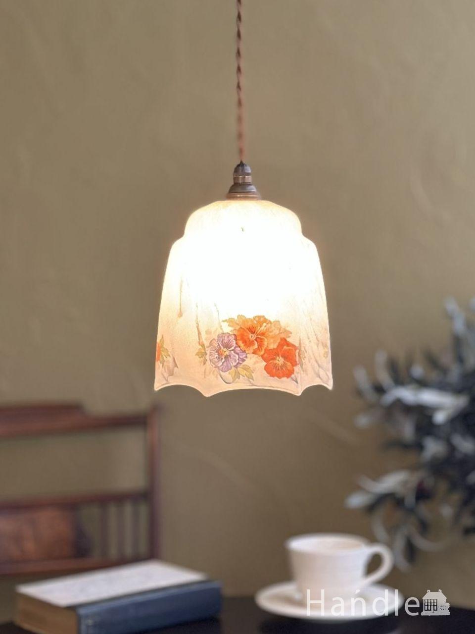 インダストリアル照明、フランスアンティークエナメルランプ（Lipa