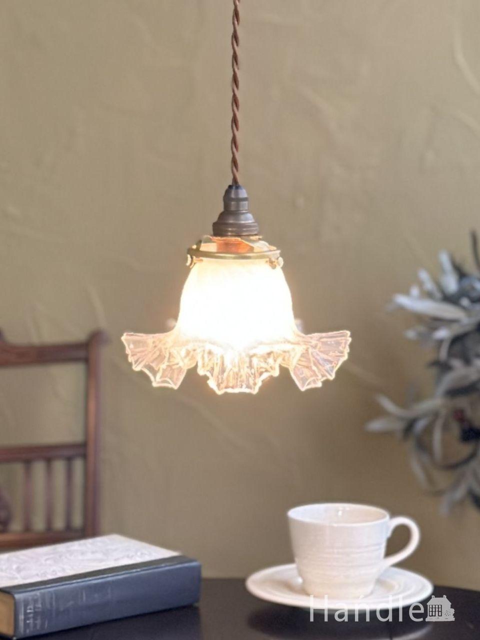 インダストリアル照明、フランスアンティークエナメルランプ（Lipa