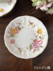 濃紺に金彩が美しいフランスリモージュのアンティークプレート(h-797-z