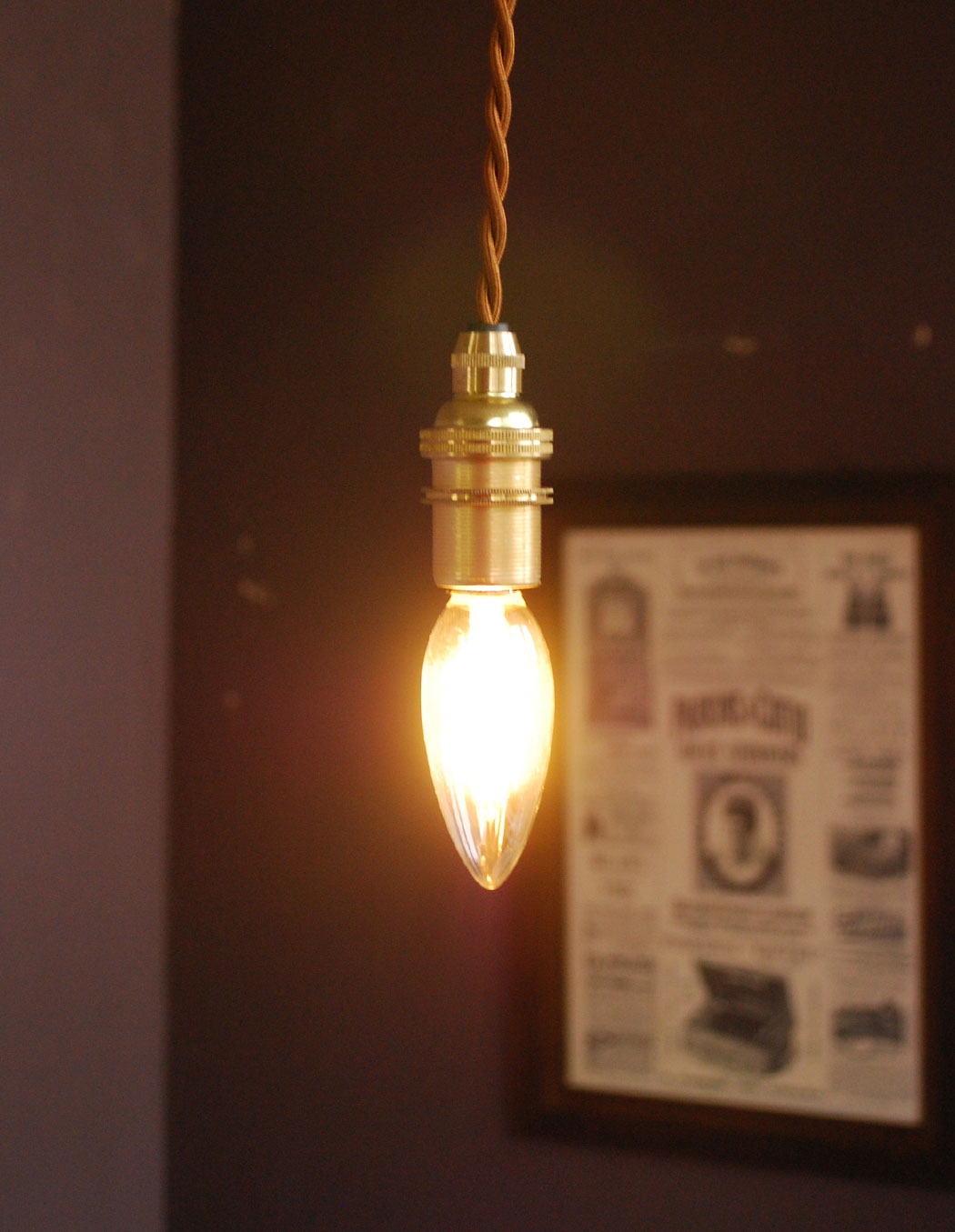 LED電球 シャンデリア球（E17口金・440lm）(dk-4)｜照明おしゃれ