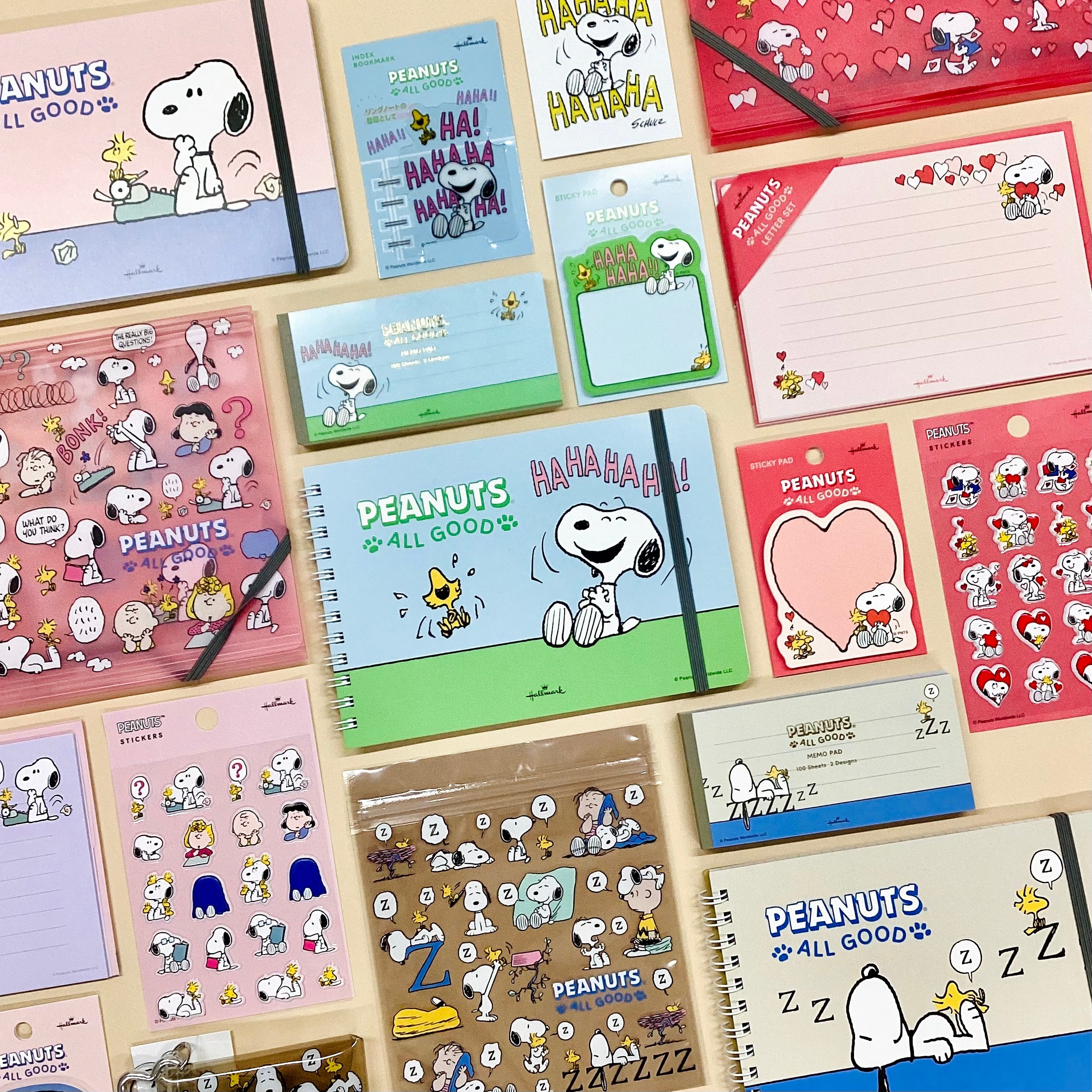 スヌーピー ENJOY 楽しむ【Peanuts All Good／レターセット】日本