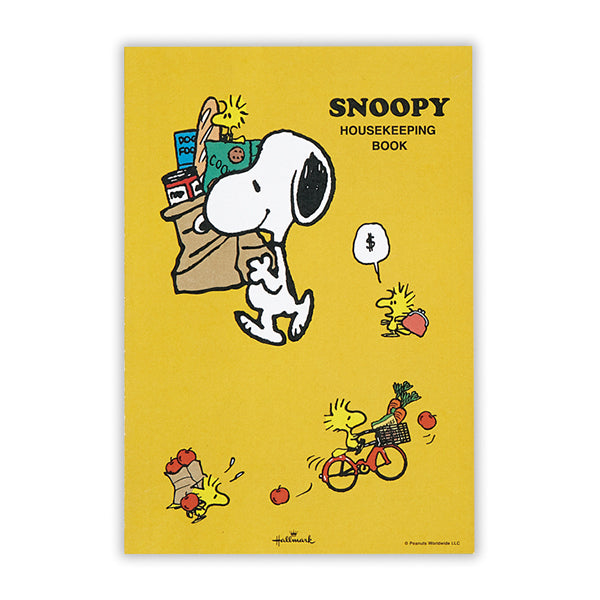 スヌーピー ウッドストックと買い物II【簡単スッキリ家計簿／日付あり