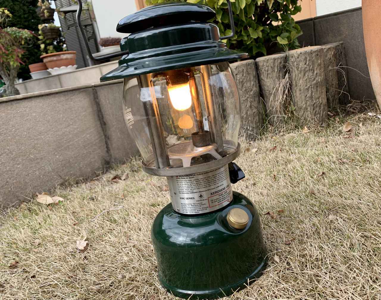 徹底解説】コールマン製ケロシンランタン 灯油だから燃料費が安く明る