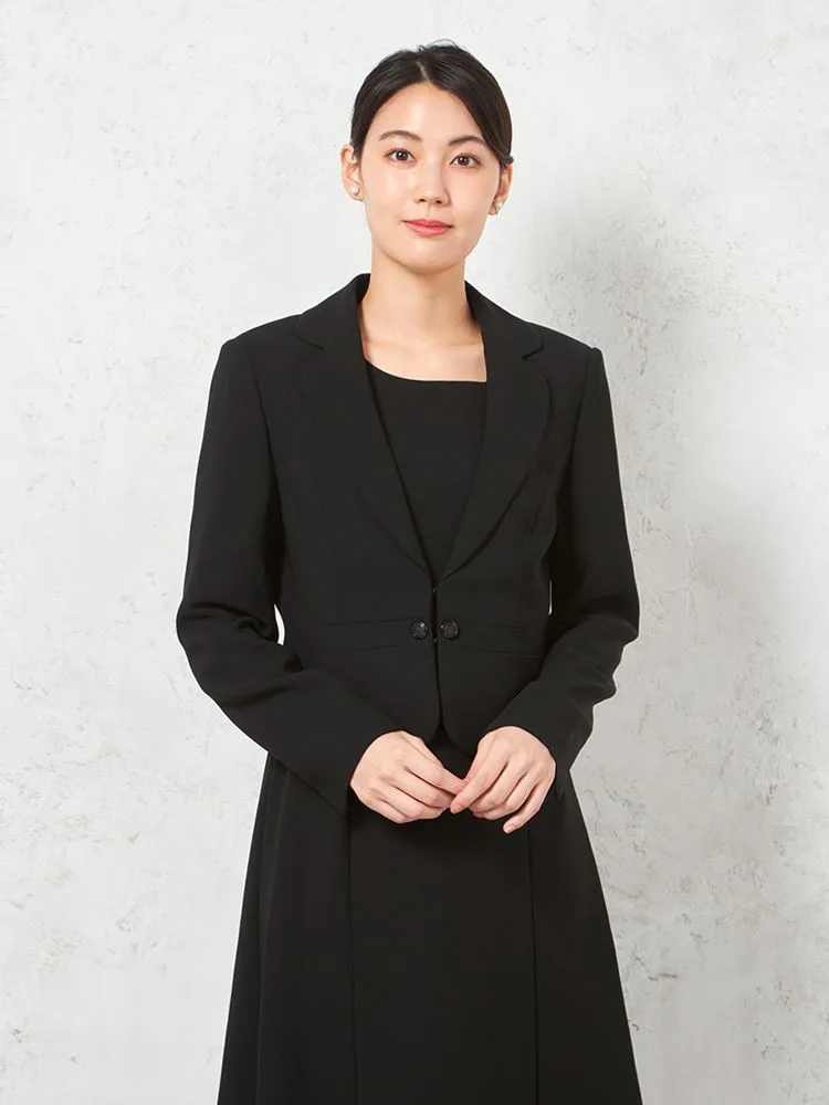 フォーマル2点セット】テーラードジャケット/前開きワンピース