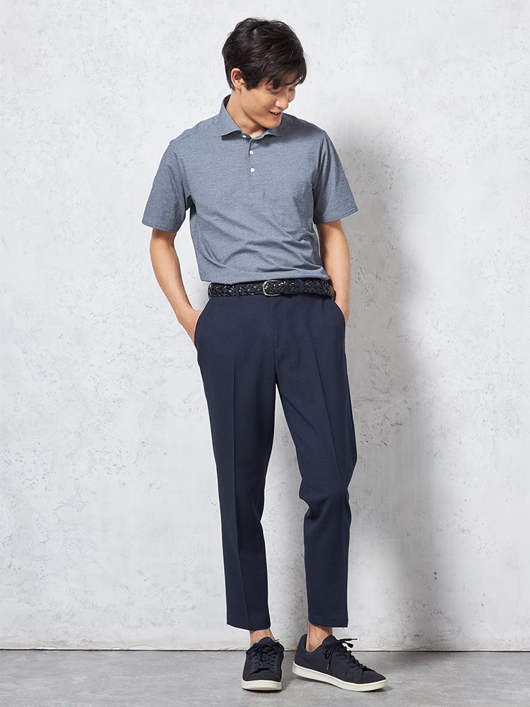 C．グレー 【CLEAR EFFECT-クリアエフェクト-】パンツ ノータック