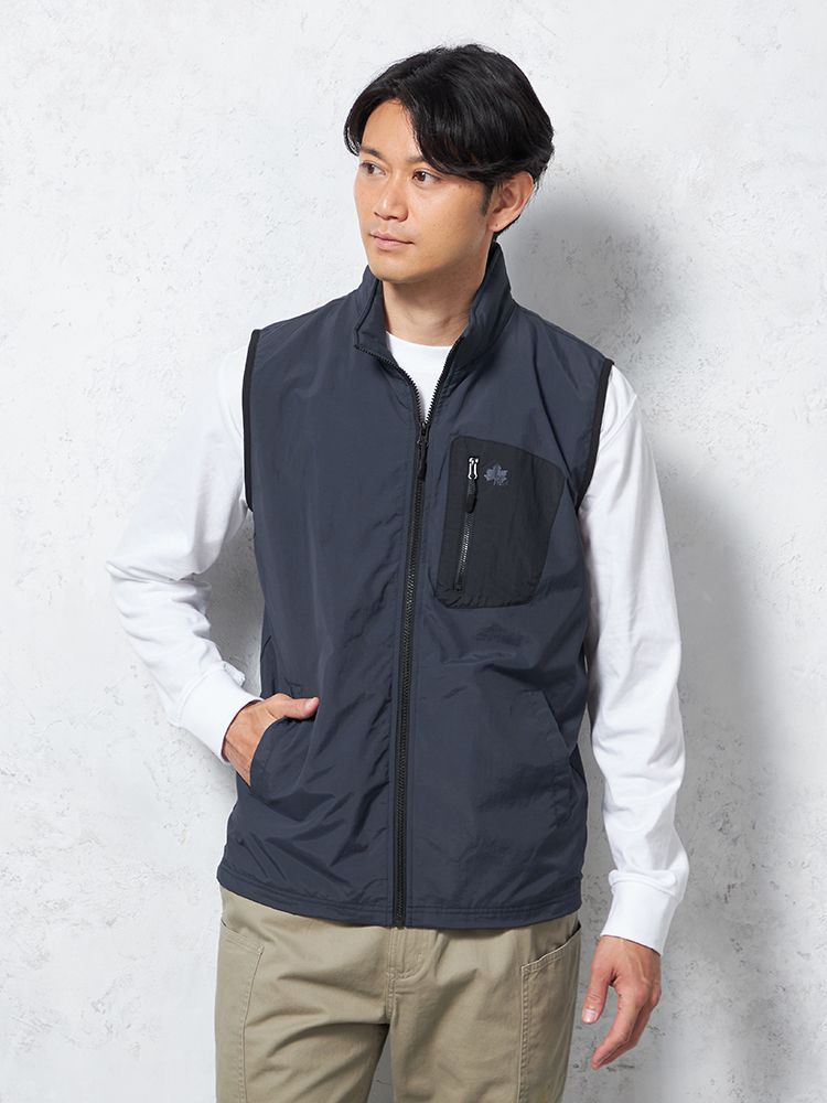 ベージュ 【LOGOS-ロゴス-】撥水加工 ナイロンタスラン 裏メッシュ