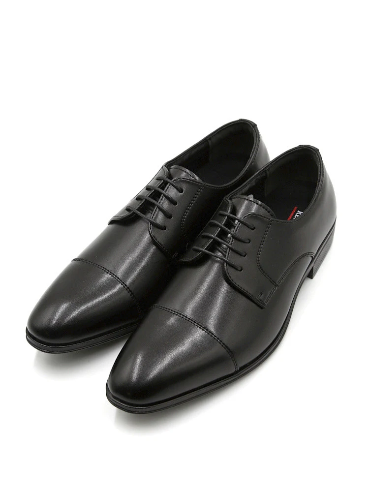 消臭加工】シューズ ストレートチップ 外羽根 ビジネスシューズ nero