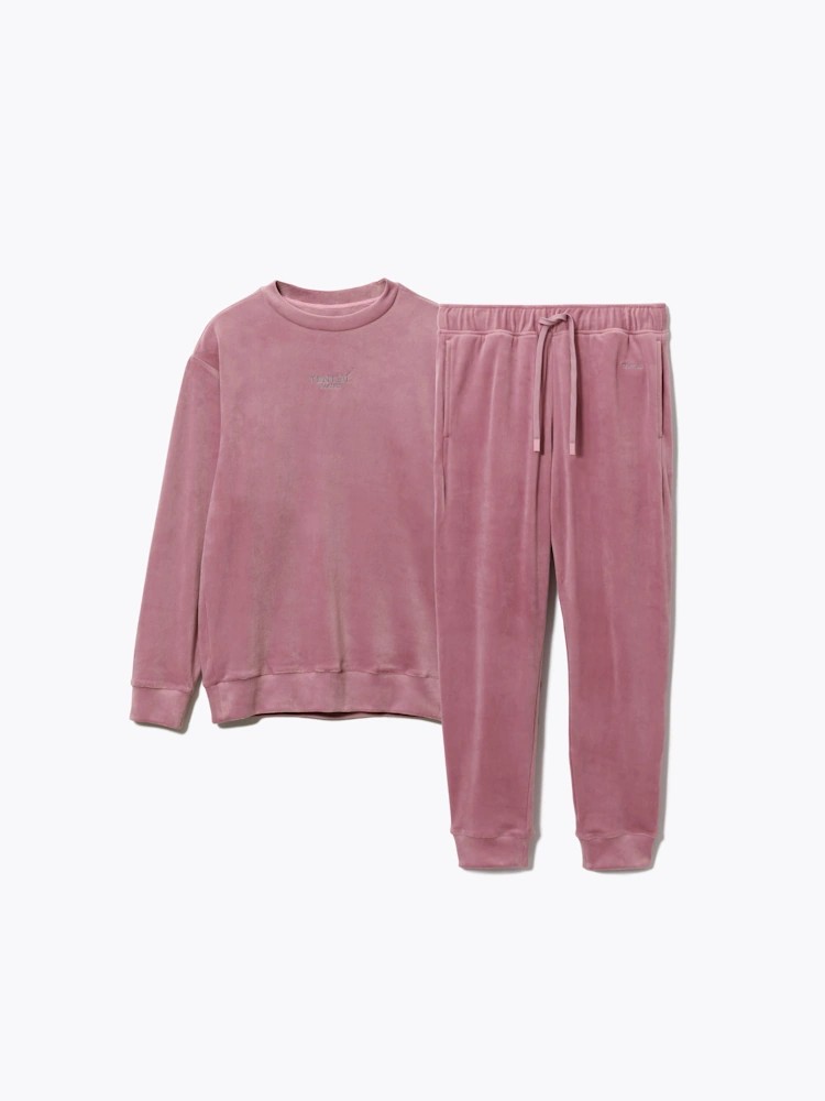 ピンク 【テンシャル】BAKUNE RECOVERY WEAR Sweat Shirt Womens