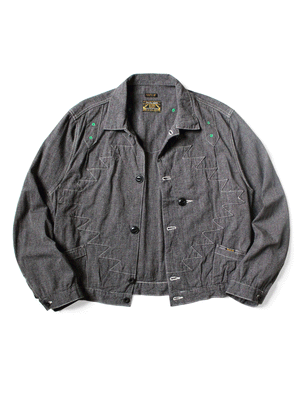 KAPITAL キャピタル フェザー 羽柄 カモフラ モッズ ジャケット S