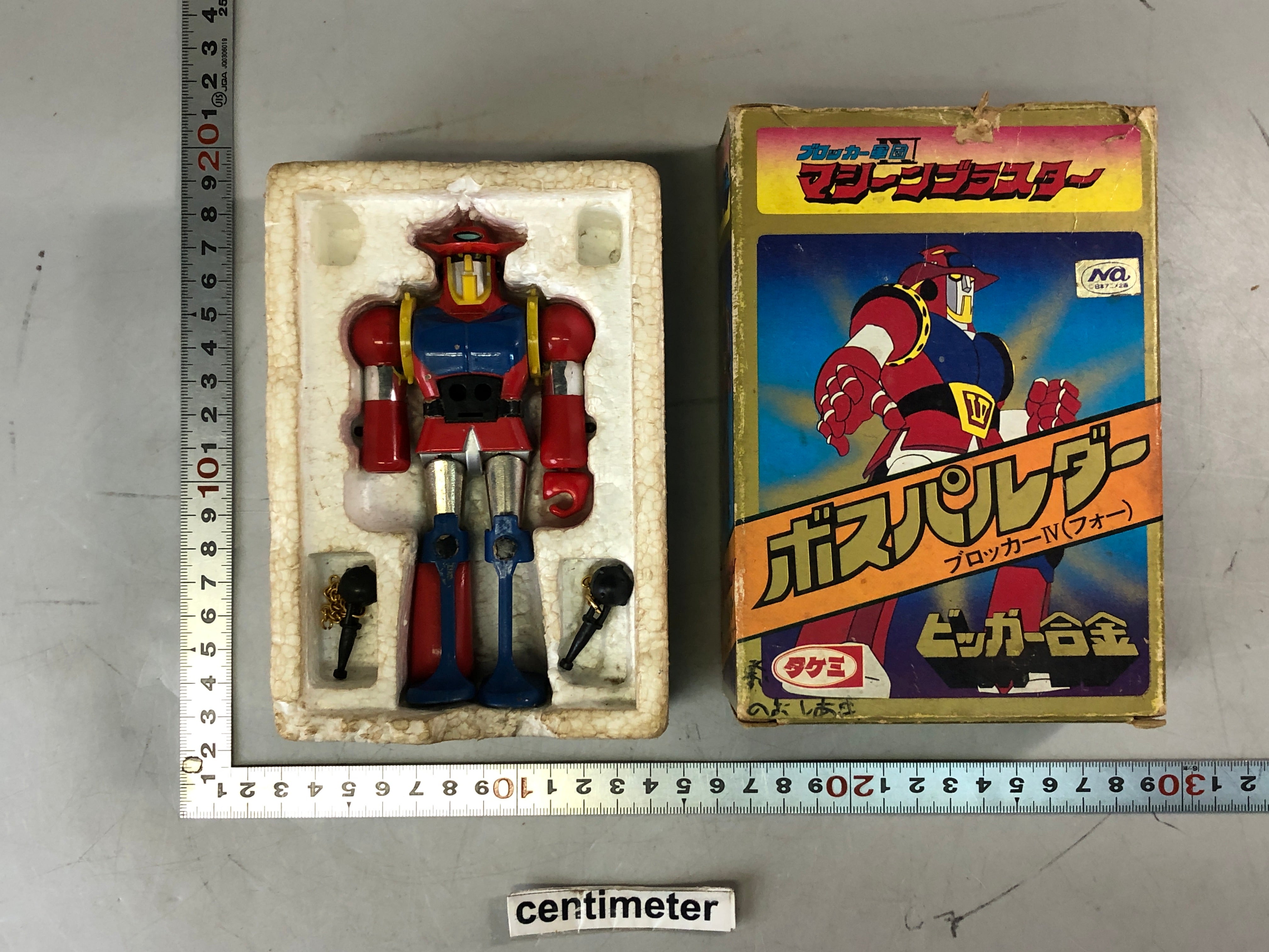 Y7662 CHOGOKIN Blocker IV Bosspalder Takemi robot action figure