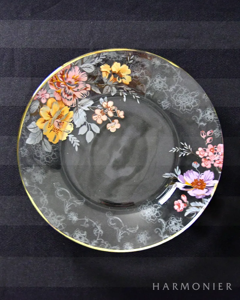 カメリアガラスプレート20cm｜輸入食器・雑貨の通販 | 輸入雑貨の通販