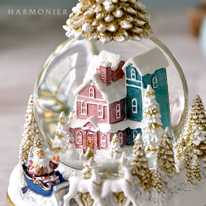 スノードームオルゴール/ツリートップ｜クリスマス雑貨の通販