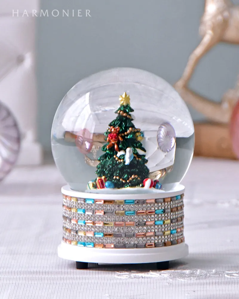 ジュエルスノードームオルゴール/ツリー｜クリスマス雑貨の通販