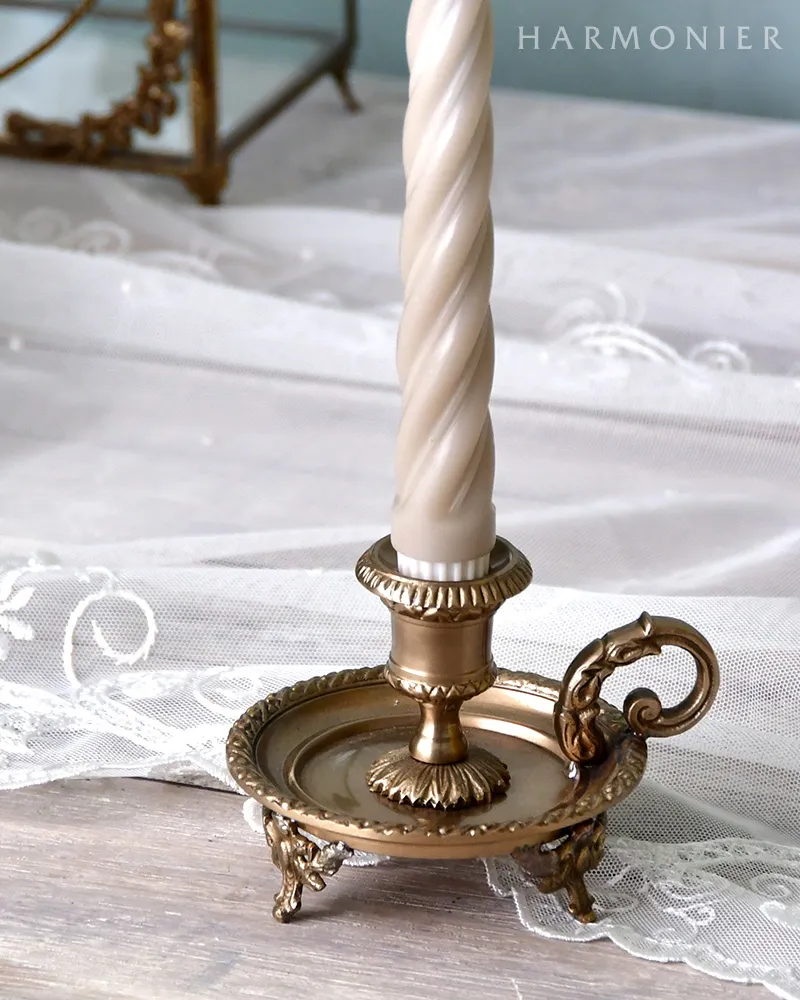 クラシックハンドルテーパーキャンドルホルダー｜クリスマス雑貨の通販