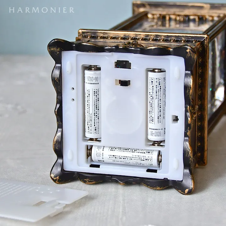 リキッドLEDスクエアランタン/チャーチ※電池/USB仕様｜クリスマス雑貨