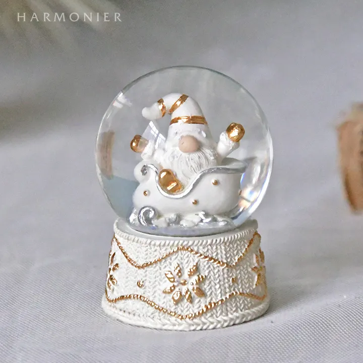ミニスノードーム/ホワイトノーム（ジョイ/ソリ）｜クリスマス雑貨の