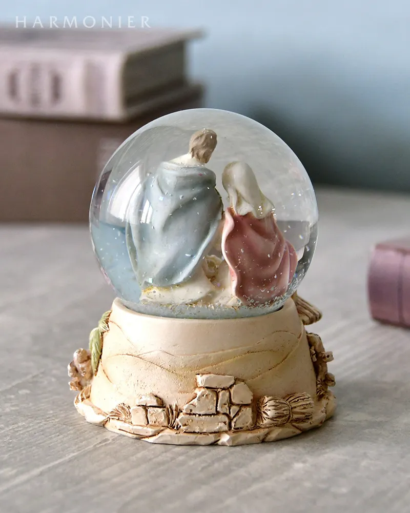 ネイティビティミニスノードーム（ホールド/バスケット）｜クリスマス