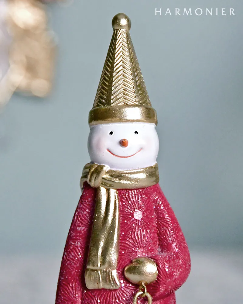 ウインターレッドスノーマンオブジェ｜クリスマス雑貨の通販