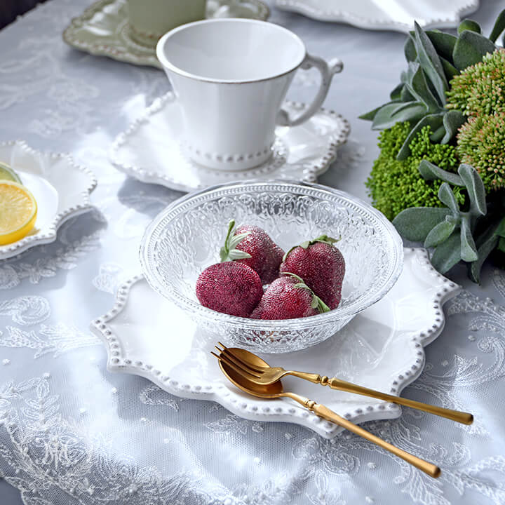 カトラリーフルセット5本入りギフトセット/ゴールド｜輸入食器・雑貨の