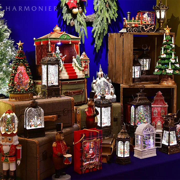 リキッドLEDオルゴール/ナッツクラッカーツリー※電池/USB仕様