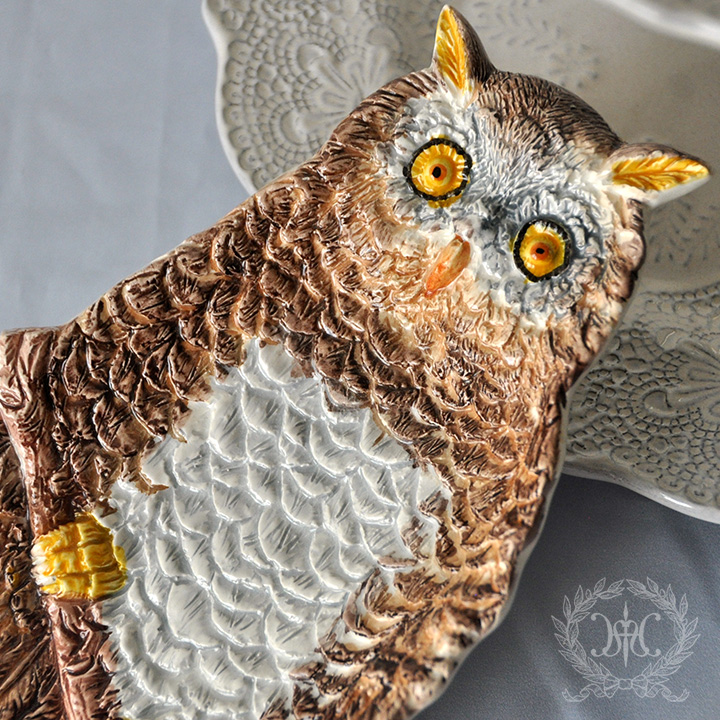 フクロウプレート/イタリア製｜輸入食器・雑貨の通販 | 輸入雑貨の通販