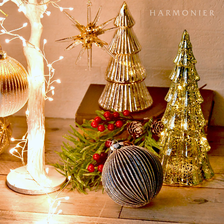 Web Store限定|LEDアンティークシルバーツリーS 20cm｜クリスマス雑貨