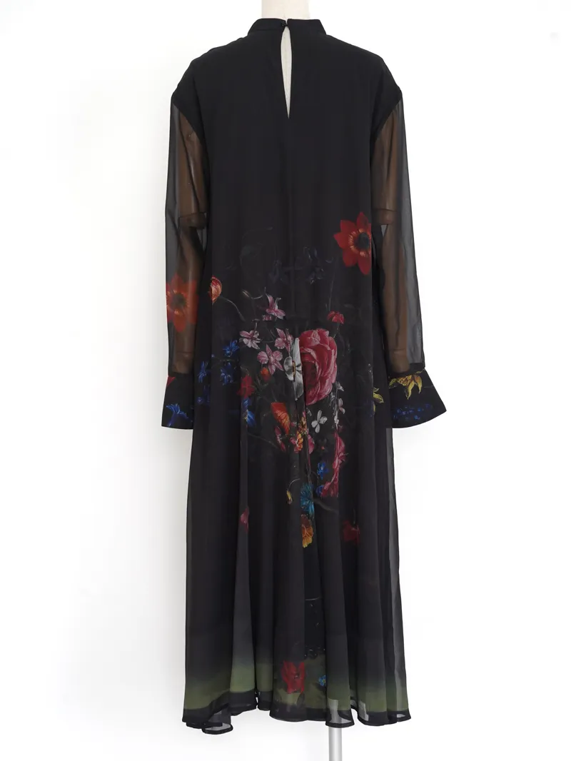 Ameri VINTAGE（アメリ ヴィンテージ）THE MET FLOWER DRESS（ブラック