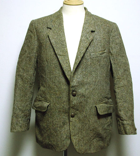古着/USED] 80's イングランド製 DUNN＆CO ハリスツイード テーラード