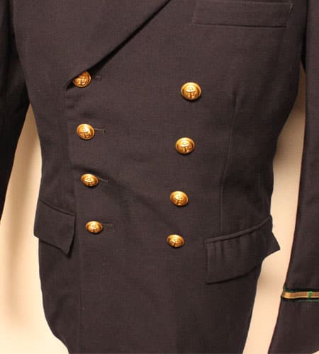 古着/USED] 60's フランス海軍 ダブルブレスト オフィサーコート ： jk