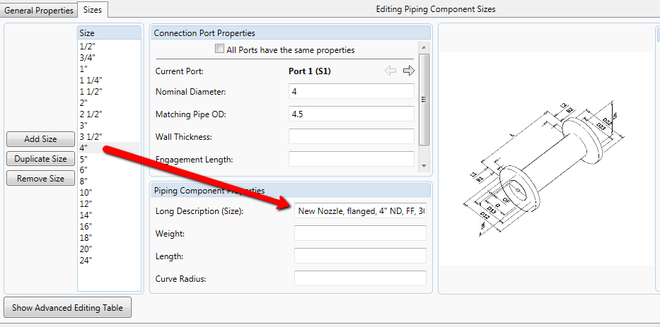 AutoCAD Plant 3D でノズルの説明を修正する方法