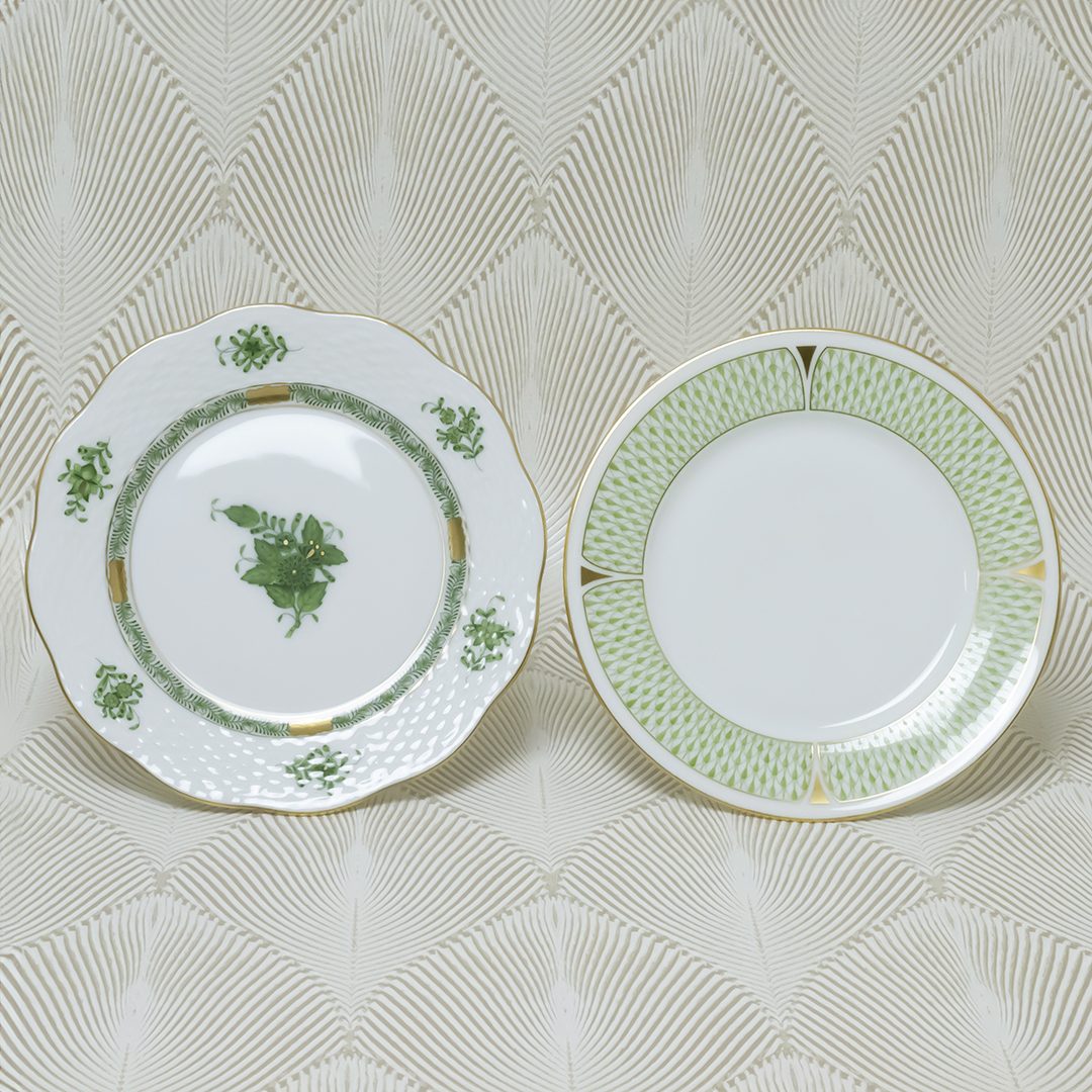 アールデコ・ピンク] デザートプレート