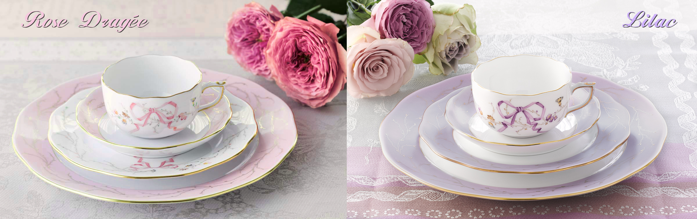 ヘレンドリボン・ローズドラジェ] ティーポット