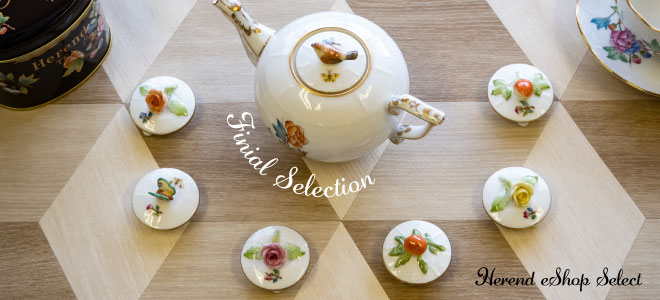 ヴィクトリア・プレーン] ミニティーポットフタ バラ