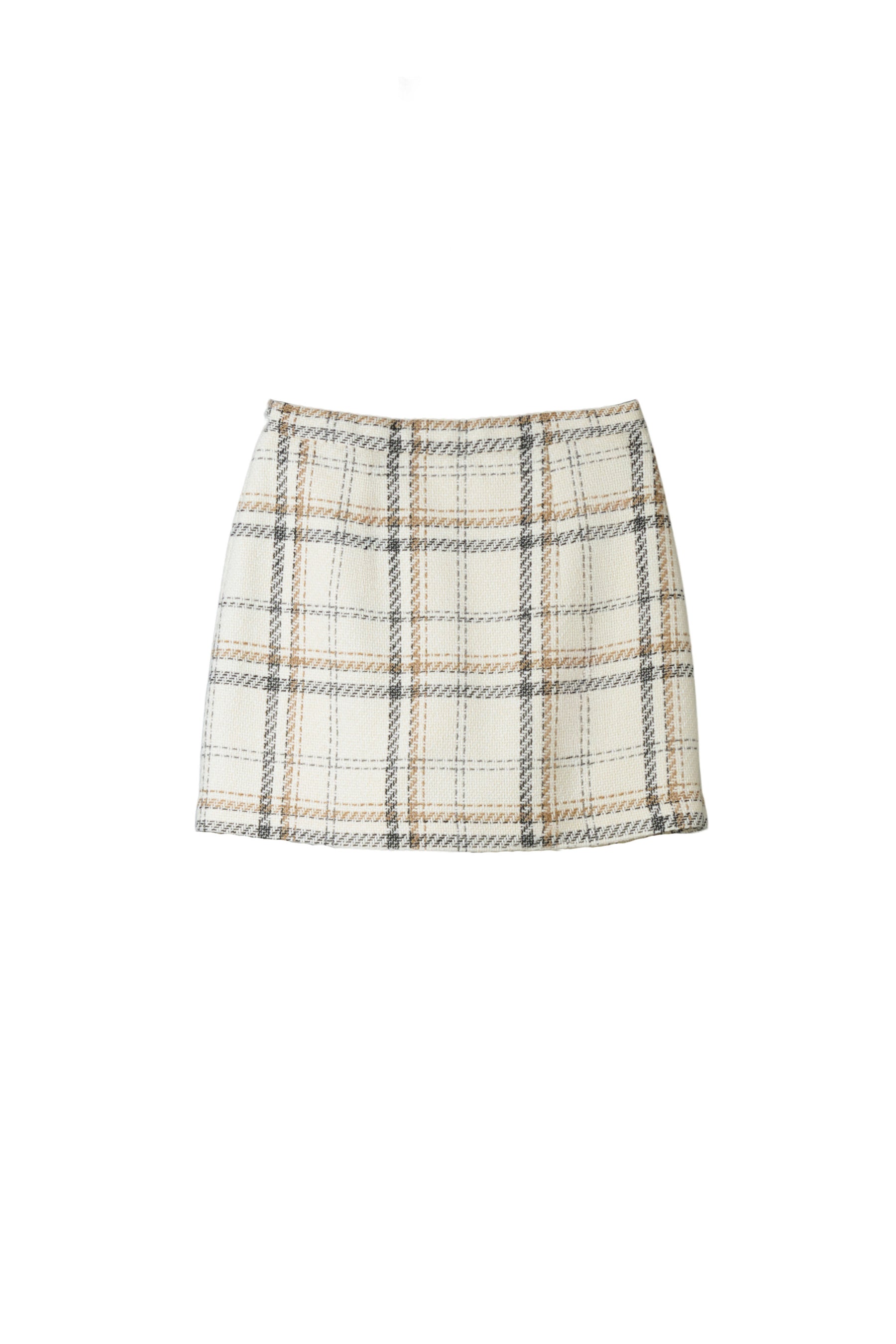 Tweed Check Mini Skort