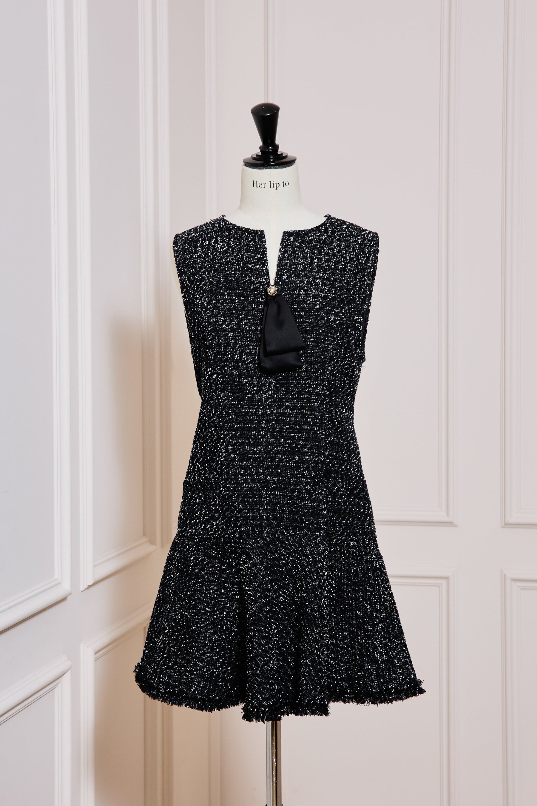 herlipto Victoria Tweed Jumper Dress