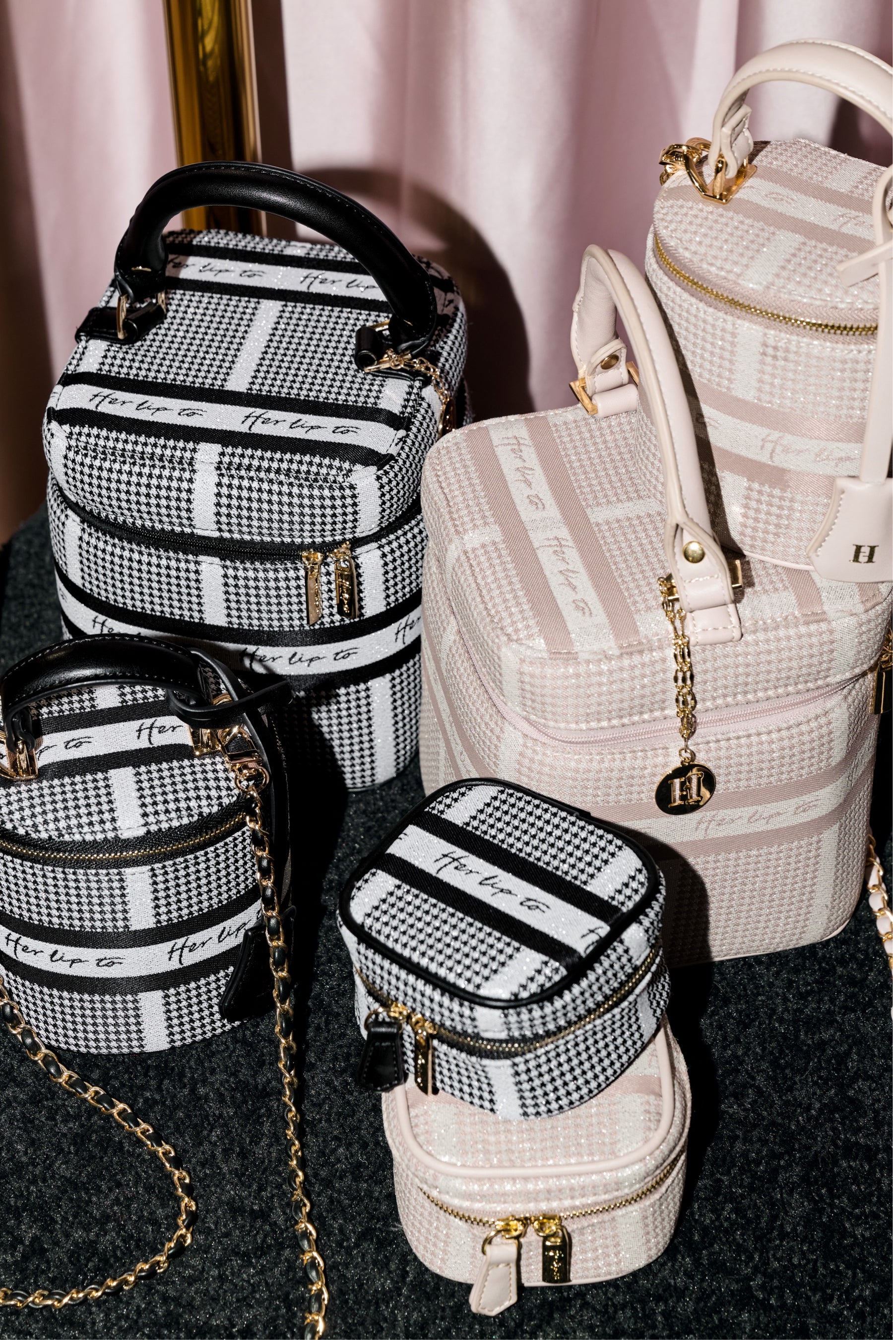 HLT Jacquard Vanity Bag