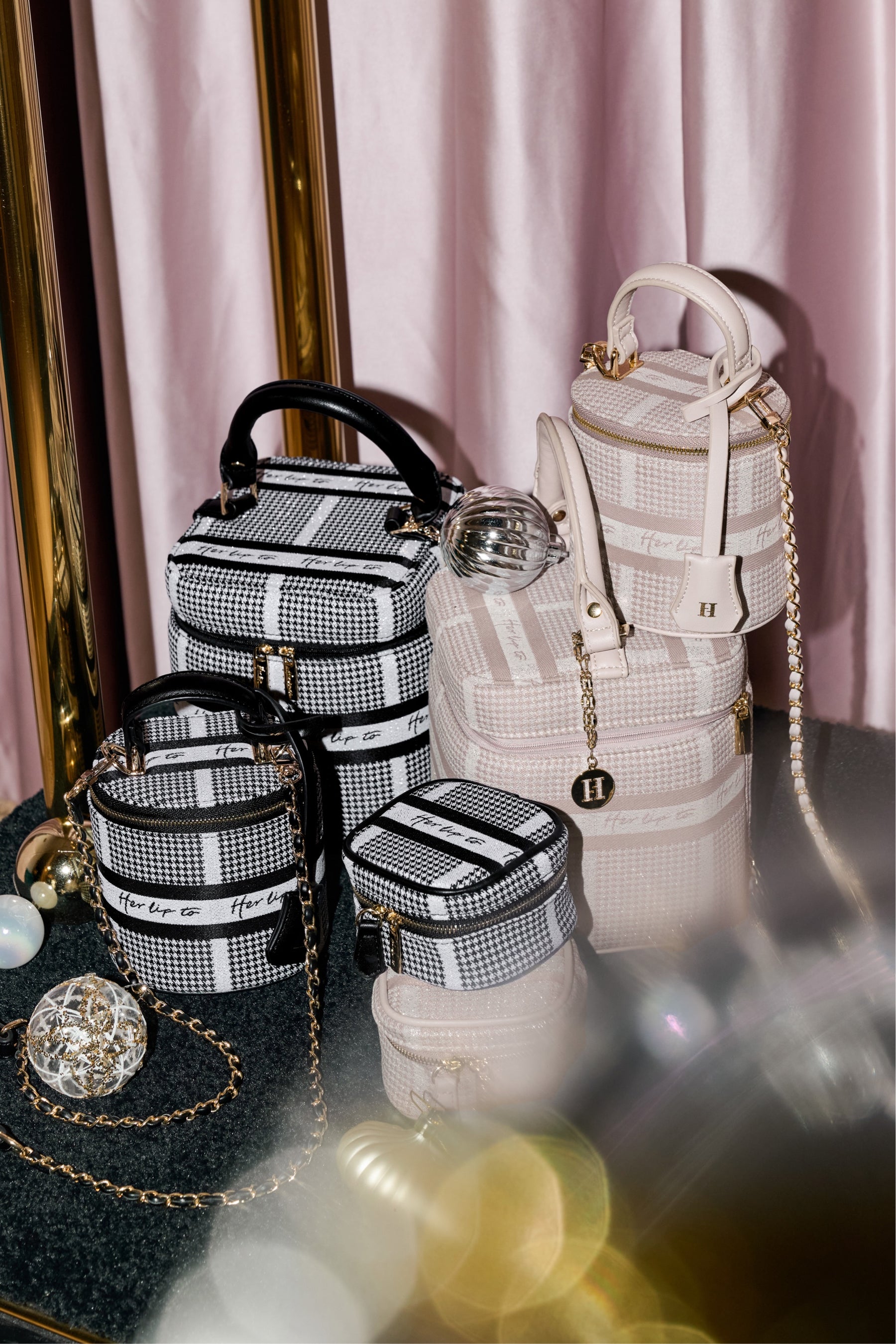 HLT Jacquard Vanity Bag