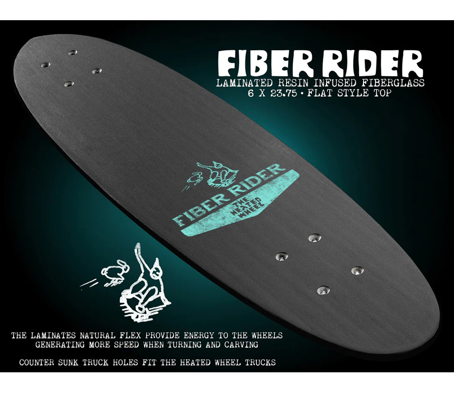HEATED WHEEL PETER HEWITT FIBER RIDER POLARIZER DECK (6 x 23.75