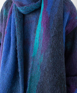 stein / シュタイン】GRADATION MOHAIR MUFFLER - BLUE BLACK | 公式