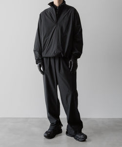 ssstein / シュタイン】WINDBREAKER EASY WIDE TROUSERS - BLACK