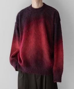 stein / シュタイン】OVERSIZED GRADATION MOHAIR LS - RED | 公式通販