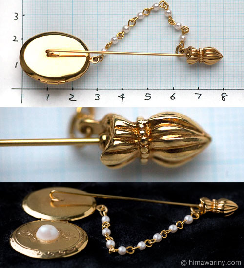 ロケット・スティック・ピンブローチ／ラペルピン – アンティーク