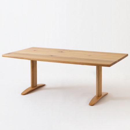 森のことば テーブル（片側R形天板） | 飛騨産業株式会社【公式