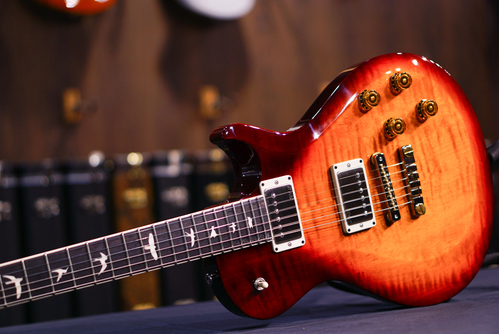 PRS S2 McCarty 594 Singlecut Electric Guitar - Dark Cherry Sunburst s2